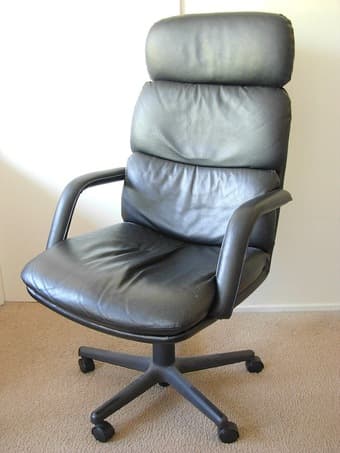 High-Back Executive Leather Chair - $50 1
