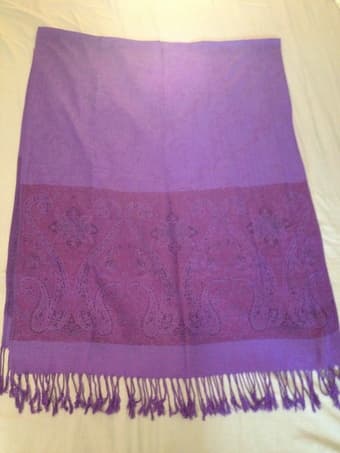 Handmade Pashmina Woolen Shawl - $25 1
