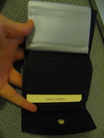 NEW black wallet, sunglasses 1
