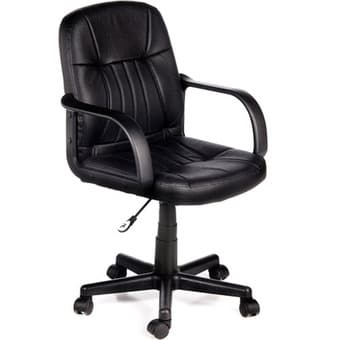 Black Leather Computer Chair - $30 1