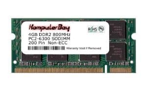 4 GB RAM [ 1 DDR2 4 GB RAM] $30 1