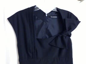 Black Halo Bow Dress 3