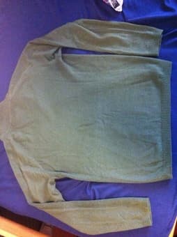 Banana republic factory 100% merino wool quarter-zip sweater, size S 3