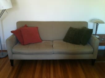 Crate and Barrel couch 1