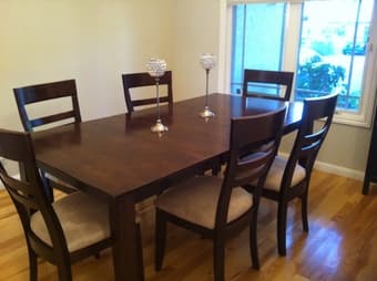 Beautiful Dining Table and Chairs 2