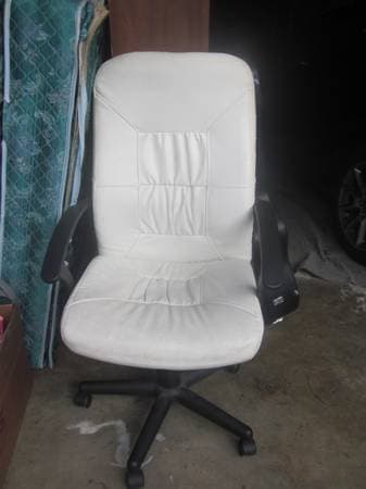 Faux-Leather Office Chair - IKEA $20 1