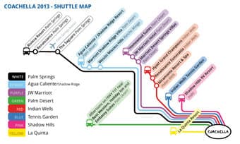 TWO Coachella Weekend 2 Shuttle Passes 75% OFF - $12/each ONLY 1