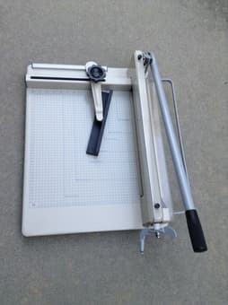 Industrial-Strength Guillotine Paper Cutter - $150 1