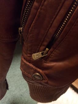 Berksha Brown Faux Leather Jacket Size S - $30 2