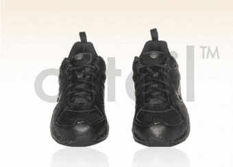 $35 New Nike T-Lite VII Leather Men Sneaker, 8.5' Black 2