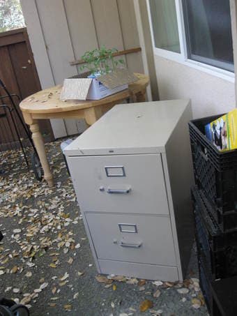 Legal size filing cabinet 1