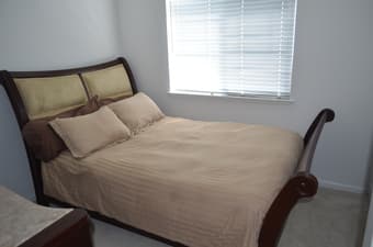 Luxury Queen bed with Stearns & Foster mattress 1