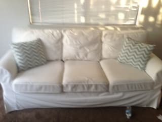 LIKE NEW ikea couch! just $200 (50% off) - with BRAND NEW cover 1
