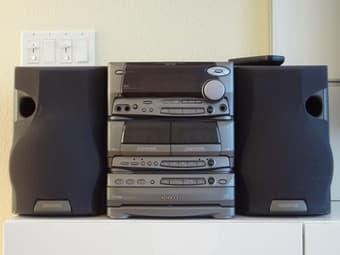 Kenwood HI-FI 3 cd changer dual deck $40 1