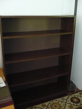 Medium size bookshelf  $20.00 2