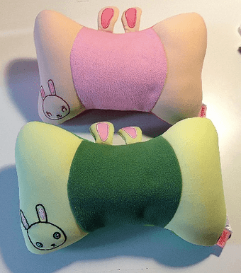 $12 Car Cute Bunny Neck / Travel Pillow 1