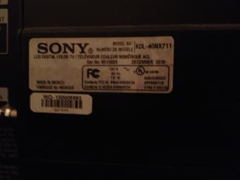 SONY BRAVIA KDL-40NX711 40" 1080p 120 Hz 3D Edge-Lit LED HDTV $500 obo 2