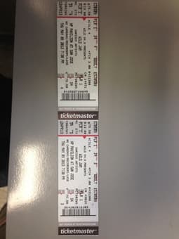 2 WildJam Floor seats Row 34 Seats 3,4 - $100 1