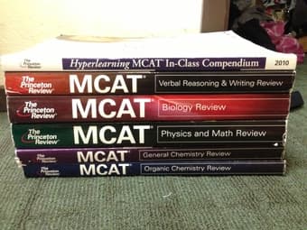 Princeton Review MCAT Set of 6 Books ($60) 1