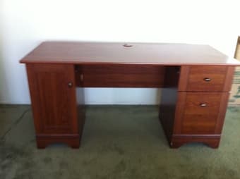 Moving sale: Ikea expedit, Ikea kaarsten chair, Sauder Woodlands desk 1