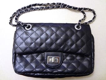 black flap handbag $20 1