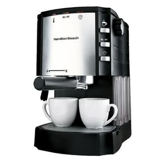 Hamilton Beach Espresso & Cappuccino Maker with Pod Holder - $59 1