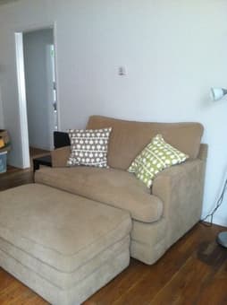 Comfy chair and ottoman! 1