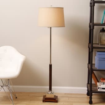 Floor Lamp (Wood & Metal) - $120 ONLY 1