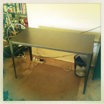Container Store Flatiron Desk - $100 1