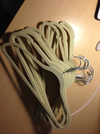 Ultra Thin No Slip Velvet Suit Hangers, $5 1