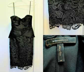 X-small BCBGMAXAZRIA Strapless LBD—Mint Condition ($35 obo) 1