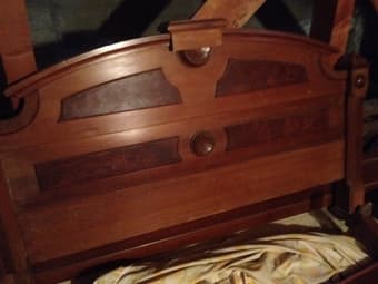 Antique Victorian Walnut/Marble top bedroom set 3