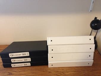 7 Binders for $6 1