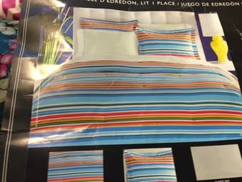 Tommy Hilfiger Twin Bed Ensemble with sheet and comforter - USD 35 1