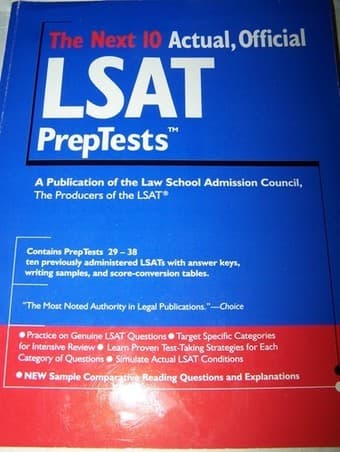 4 LSAT and 1 GRE Test Books - $30 2