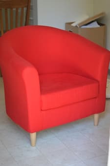 Red IKEA Tullsta Armchairs - $50 obo 1