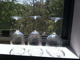 3 Wine Glasses - $3 1