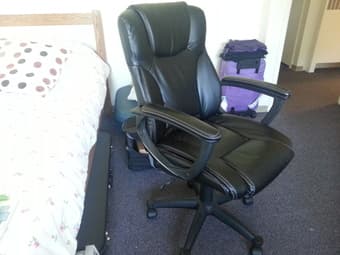 SHELVES, CLOCKS, RUGS, LEATHER CHAIR, STROLLER, FAN - CLEARANCE! 2