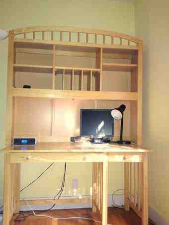 Desk and Hutch! $85 (or best offer :) ) 1