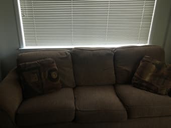 Couch with fold out guest bed $100 2