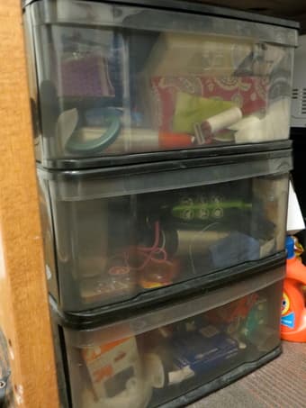 Plastic Drawers $5 each 1