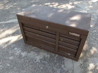 All-American brand desktop machinist's toolbox - $70 (CASH ONLY) 2
