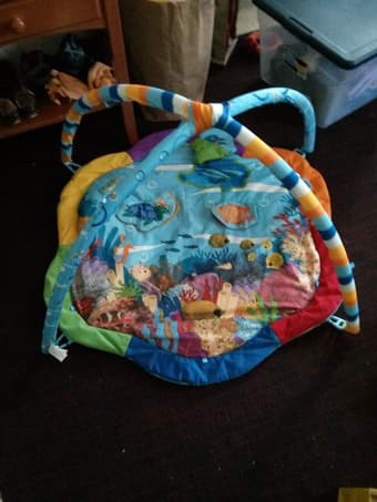baby playmat and jolly jumper for sale 1