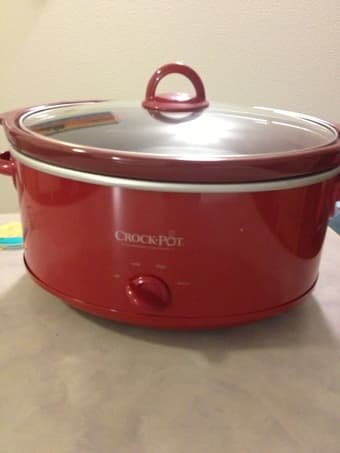 4 Quart Red Crockpot - $15 2