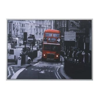 London bus picture + frame $20 1