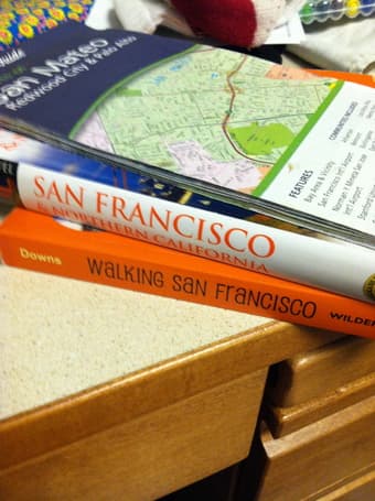 Set of Bay Area/SF Guidebooks and Map! 1