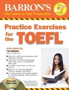 Barron's Practice Exercises for TOEFL $30 1