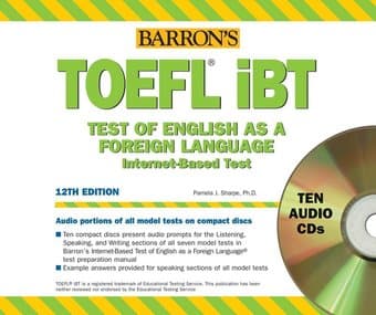 TOEFL IBT AUDIO CD PACKAGE (Barron's How to Prepare for the Toefl) $20 1