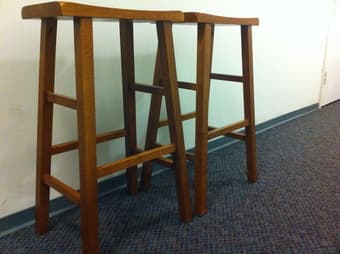 29'' Solid Wood Stools - $30 1