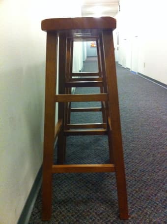 29'' Solid Wood Stools - $30 2